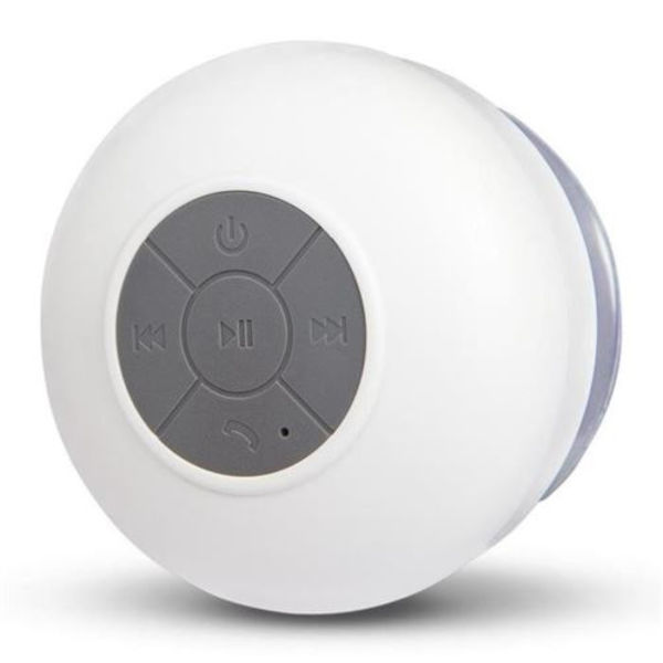 Vanntett Bluetooth-høyttaler for IPHONE X Smartphone Sugekopp