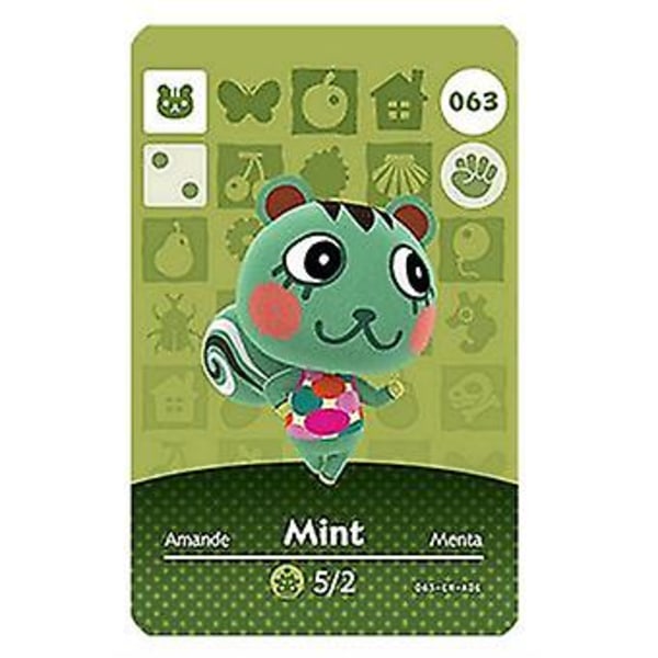 Nfc Game Card For Animal Crossing,ch Amiibo Wii U - 063 Mint