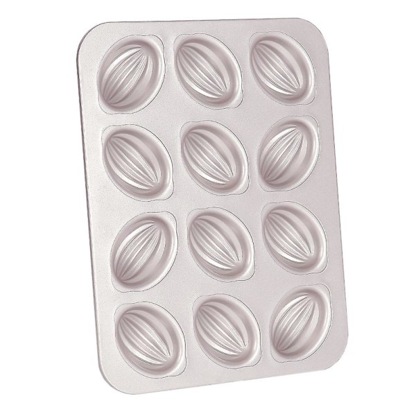 12 Huls Non-stick Fodboldformet Kagebageform, Dessertform