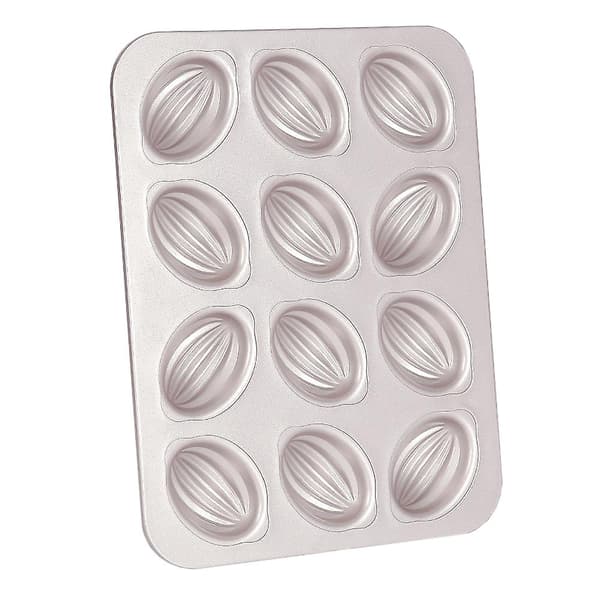 [LCS] 12-hullers non-stick fodboldformet kagebageform, dessertform