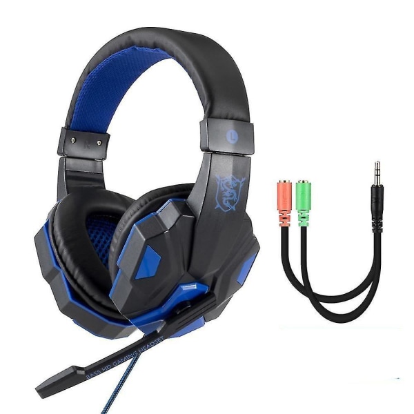 Professionell speldator Ps4 Headset Blue