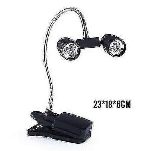 Multifunksjonell skrivebordslampe LED-klemmelys Telt Camping BBQ Grilllys Utendørs Camping Nattlampe 26s