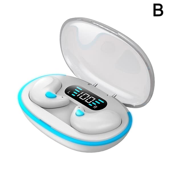 Sleep Dedicated X55 Bluetooth -kuulokkeet, digitaalinen näyttö, mini-melunvaimennus White