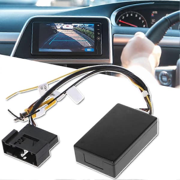 [LCS] RGB til AV Bakkamera Adapter Auto Backup Kamera Dekoderboks til RCD510/RNS510/RNS315 Black