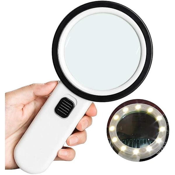 LED Lys Leseforstørrelsesglass