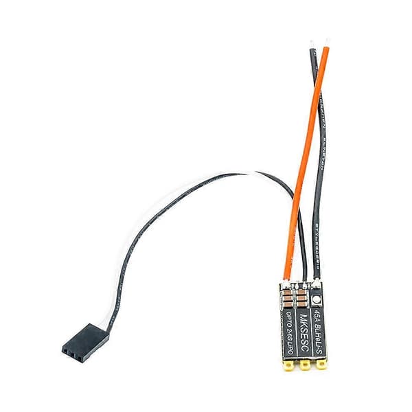 Makerbase MKSESC BL45A BLHeli-S ESC tukee 2-6S-virtalähdettä DShot150/300/600 Oneshot125 RC FPV:lle