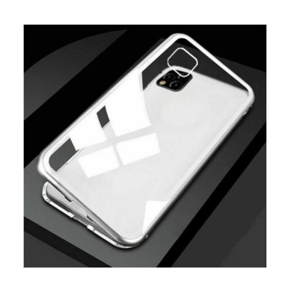 Apple 11 Pro Max magnetiskt härdat glas skyddsfodral vit