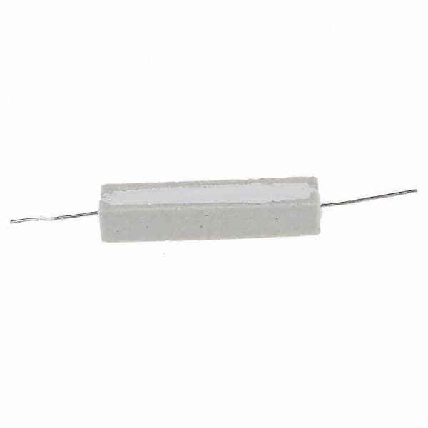 10-pak keramiske cementtrådviklede modstande, 1 Ohm 5% tolerance 10W effekt White