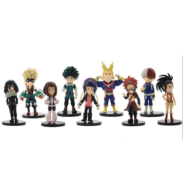 9 st Set My Hero Academia Toy Doll Anime Collection