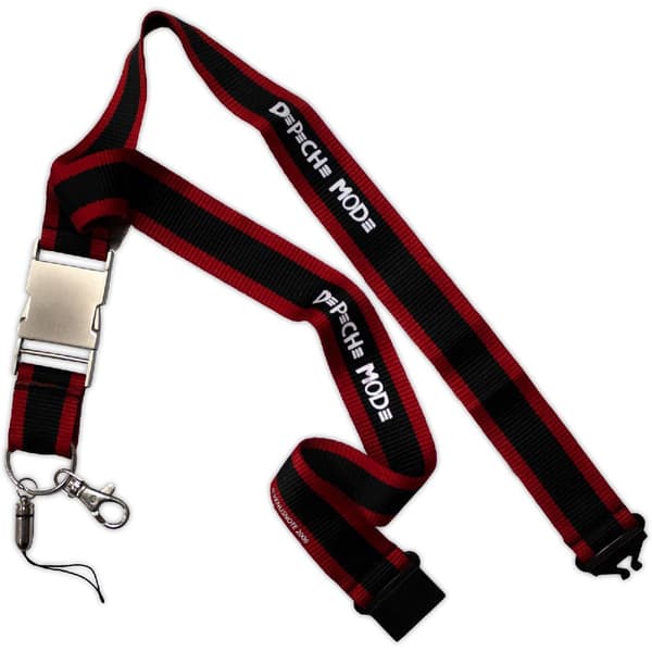 [LCS]Depeche Mode Logo Nøglesnor One Size Sort/Rød One Size Black\/Red