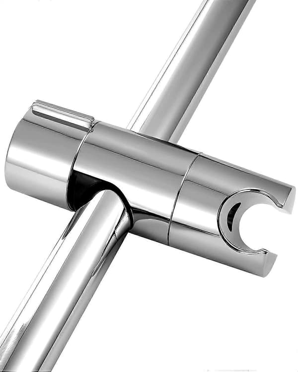 [LCS] Dusjhodeholder 18-25MM Diameter Justerbar Kromdesign Håndholdt Dusjhodeholder Enkel Installering For Dusjstang