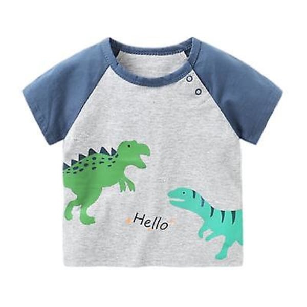 Baby Kortärmad T-shirt tecknat print blue 80cm