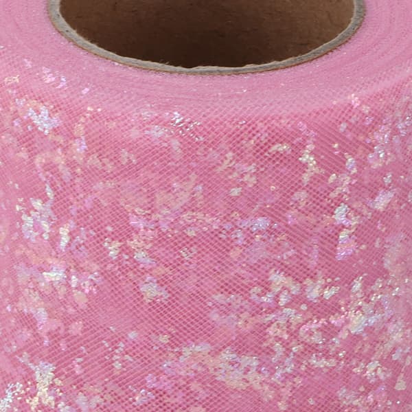 [LCS] Tylstof DIY Håndværk Slidstyrke Symfoni Polyester Letvægts Bærbare Tylruller 6cm Lyserød