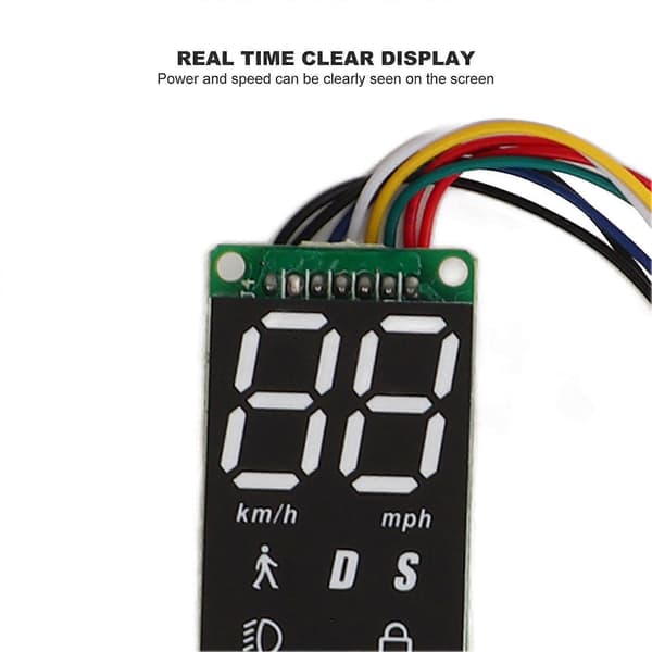 [LCS]Scooter Bluetooth Dashboard Klart Display Vandtæt Erstatning Elektrisk Scooter Printkort til Xiaomi PRO2YMQX)