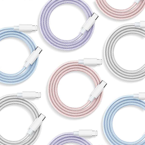 20W PD USB C-kabel Kompatibel med iPhone 14 13 12 Pro Max Hurtiglading USB C-kabel Kompatibel med iPhone 12 Mini Pro Max Data USB Type C-kabel 1/2M Blue 1M