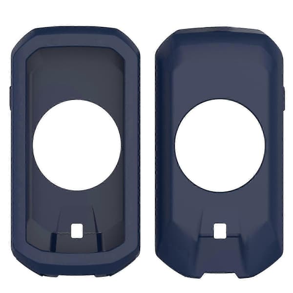 [LCS] För Garmin Edge 1050 Silikonskyddsfodral Cykeldatorfodral - Midnight Blue