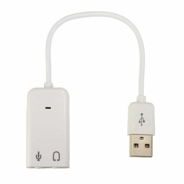 Ny Praktisk Pc Desktop Usb 2.0 3d Virtuel 7.1 Kanal Lydkort Adapter