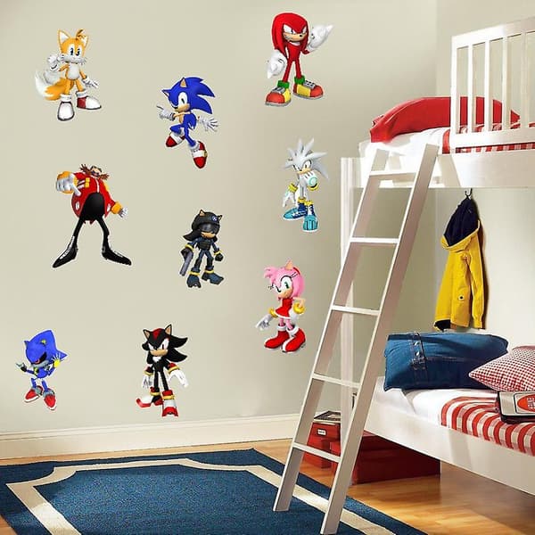 [LCS] Sonic the Hedgehog -seinätarra lastenhuoneeseen