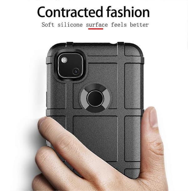 [LCS] For Google Pixel 5 Full Coverage Støtsikkert TPU-deksel Black