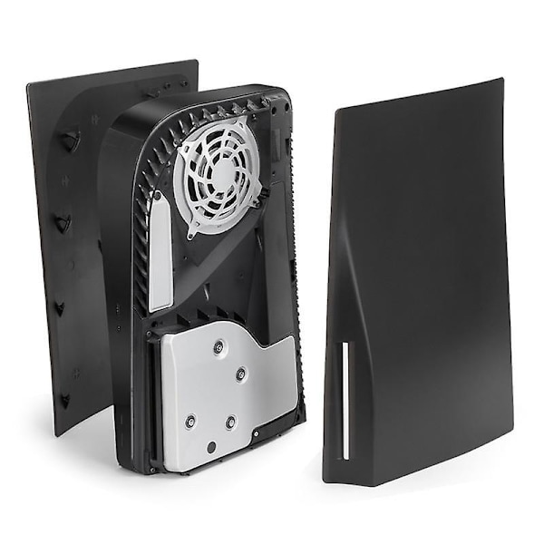 PS5 DIY byt färg skal spelkonsol utbytbar panel slitstark ombyggnad hölje skydd för Playstation 5 tillbehör Black disc version