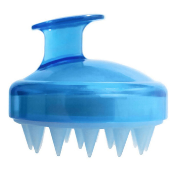 Silikon Hårbotten Massageborste Blue