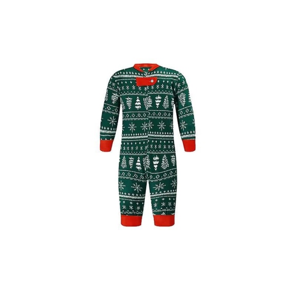 Christmas Family Julgran Print Pyjamas Matchande Set Mom 5T