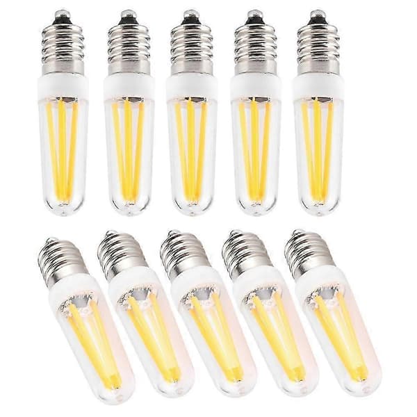 10 stk. Mini dæmpbar E14 LED-pære 3W AC til hjemmebilskab Hotelbelysning