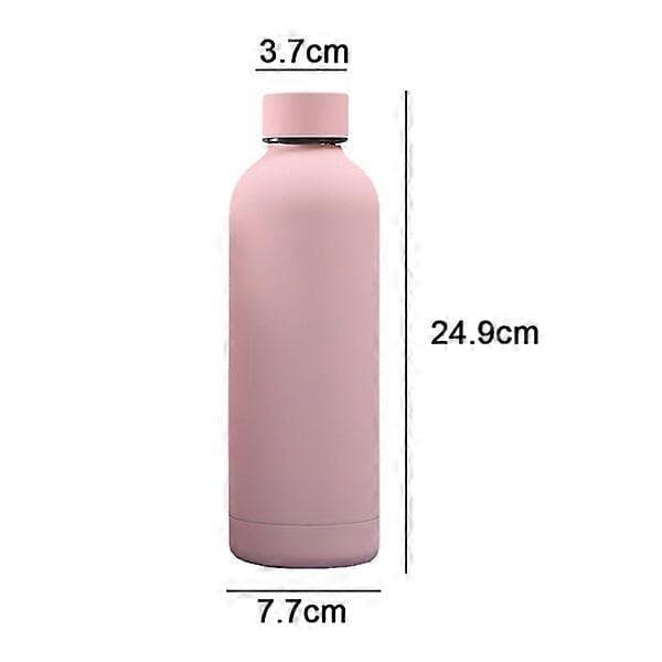 [LCS] Rosa termokopp, 750ml, laget av rustfritt stål og enkel å rengjøre