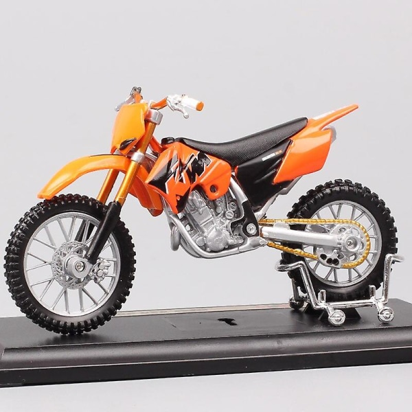 Barn 1/18 Skala Maisto 525 Sx Dirt Motorcykel Modell Supercross Bike Cross Diecasts & leksaksfordon Miniatyrer av barn Pojkar Presenter
