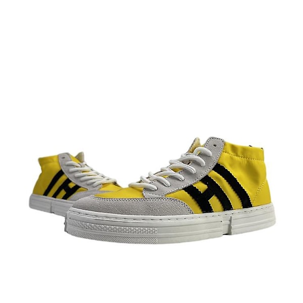 Åndbare Ice Silk Stofsko Herre Mid-cut Canvas Sko 41