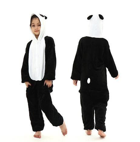 [LCS]Panda Barn Kigurumi Pyjamas Gutter Nattøy Jenter Jumpsuits B