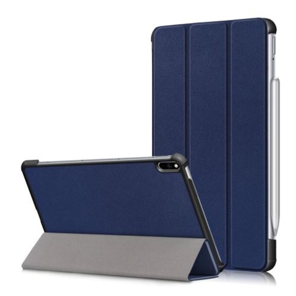 PU- case med blått trippelstöd för din Huawei MatePad Pro