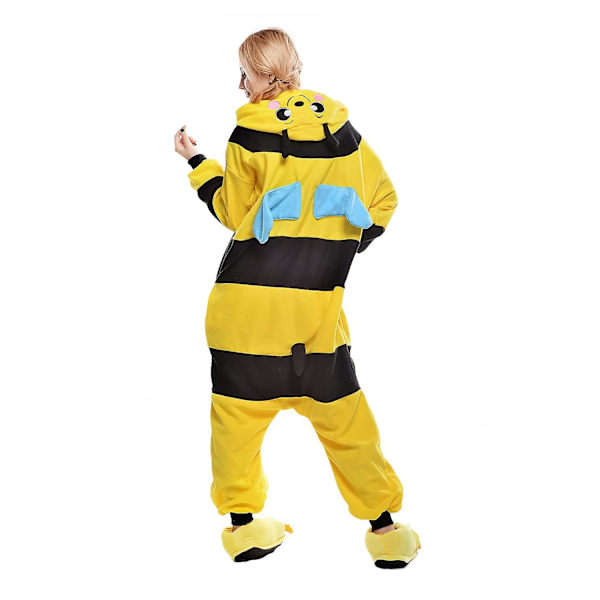 Reedca Totoro Aikuisten Onesie Halloween Cosplay Asut Anime Pyjamat Yhteensopiva Naisten Ja Tyttöjen Kanssa, napitus Bee S