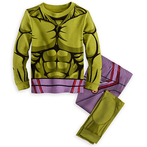 Reed Flickor Pojkar Barn Pyjamas Super Hero Cotton Barn Toddler Tecknad Pjs Sovkläder Hulk 2 Years