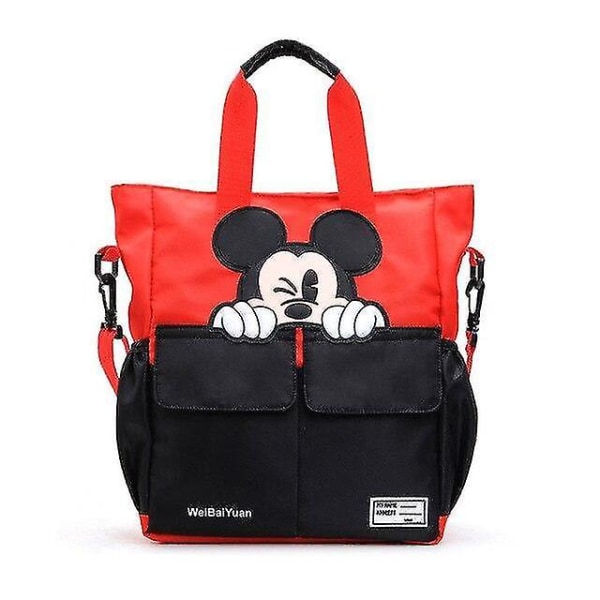 Disney Musse Pigg Skolväska - Väska Canvas's Messenger Shoulder Bag（26x31x9cm）