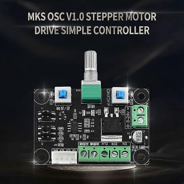 MKS OSC V1.0 Puls PWM Signalgenerator Modul för 8-24V Hastighetskontroll Black