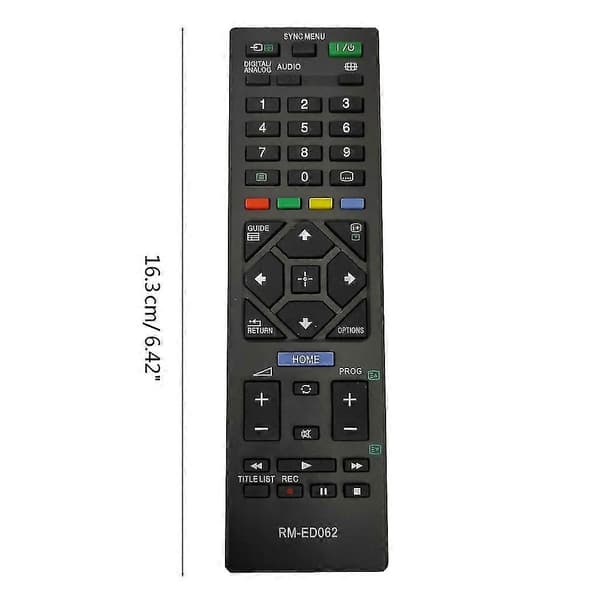 [LCS]RM-ED062 Erstatningsfjernkontroll Gjelder for Sony RM ED062 LCD TV