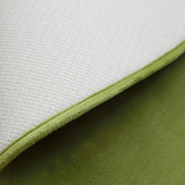 Pyöreä matto, korallifleecemateriaalia, liukumaton, sopii makuuhuoneeseen ja olohuoneeseen green 50cm