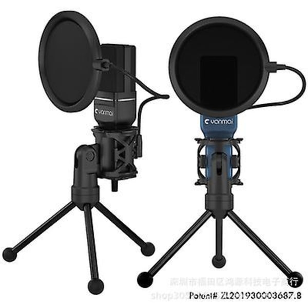 USB Mikrofon Dator Kondensator PC Gaming Mic