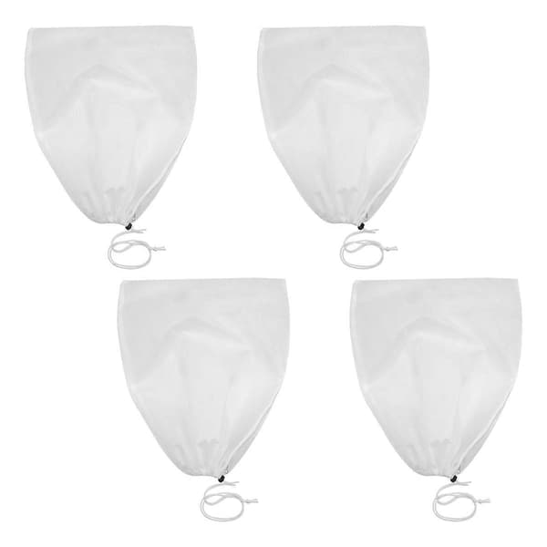 [LCS]4-pack växtskydd frysskydd kompatibelt med utomhusbruk White