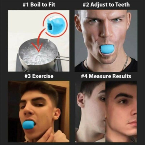 Face Exerciser Exercise Facial Toner Fitness Ball Neck Toner Ja Black 1