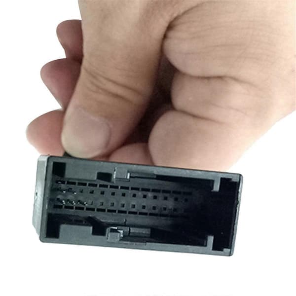 [LCS]26PIN RGB-dekoder RGB til CVBS(AV) konverteringsboksadapter til CC Golf 6 Magotan bilkamera Black