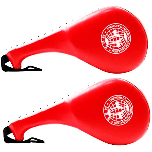 1 Par Holdbare Taekwondo Sparkepuder red