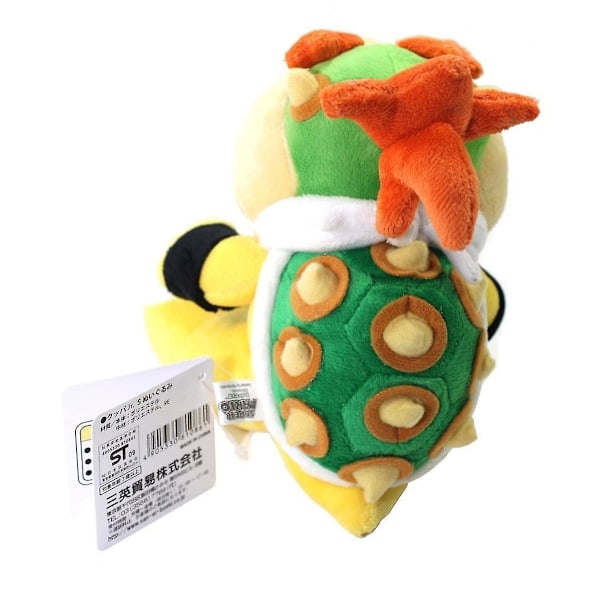 Barnplysch av hög kvalitet - 7" Bowser Jr. mjuk plyschleksak