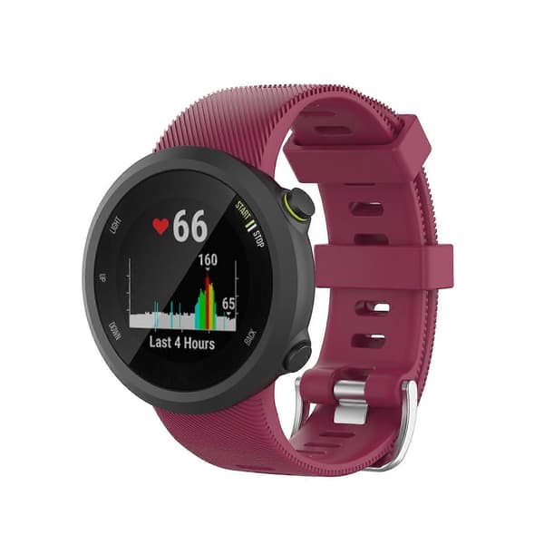 [LCS] Garmin Forerunner 45 / Forerunner 45S silikonihihna Claret