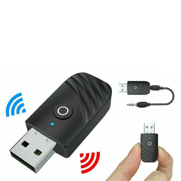 [LCS]In1 Bluetooth USB-sender mottaker trådløs lyd 3,5 mm adapter PC TV MP3