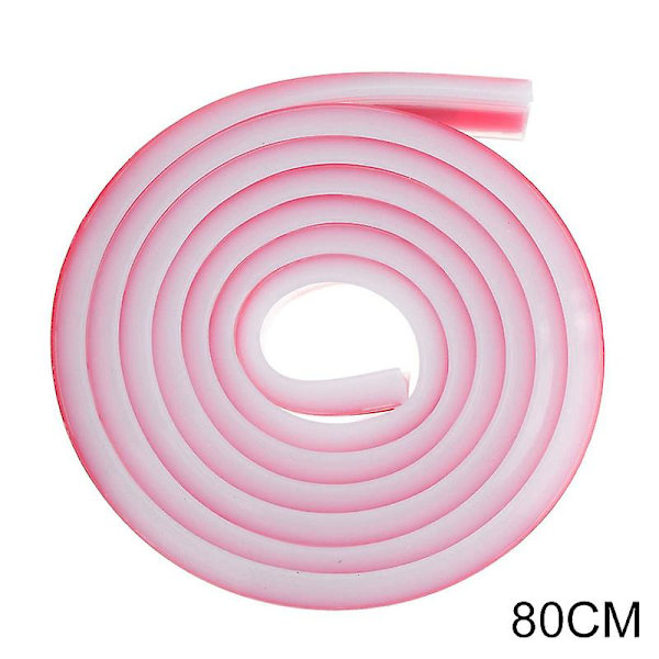 Silikoninen vedenpidätysjärjestelmä kotiin, kynnysvesivalli, itseliimautuva kylpyhuoneen suihkun pidike Transparent 80cm