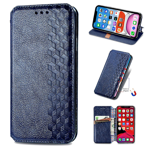 Etui til iPhone 11 Flip Cover Wallet Magnetisk