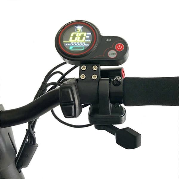 LT01 Display Meter 36V-60V 6PIN til 8/10 Wolf Warrior X Wolf Warrior11 Elektrisk Scooter Black