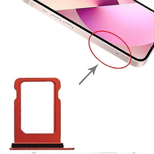 [LCS] SIM-kortskuff for iPhone 13 mini Red